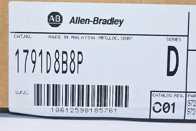 ALLEN BRADLEY 1791-D8B8P COMPACTBLOCK I/O