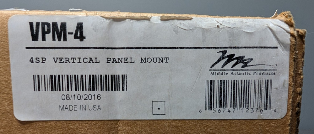 Middle Atlantic VPM-4 4SP Vertical Panel Mount