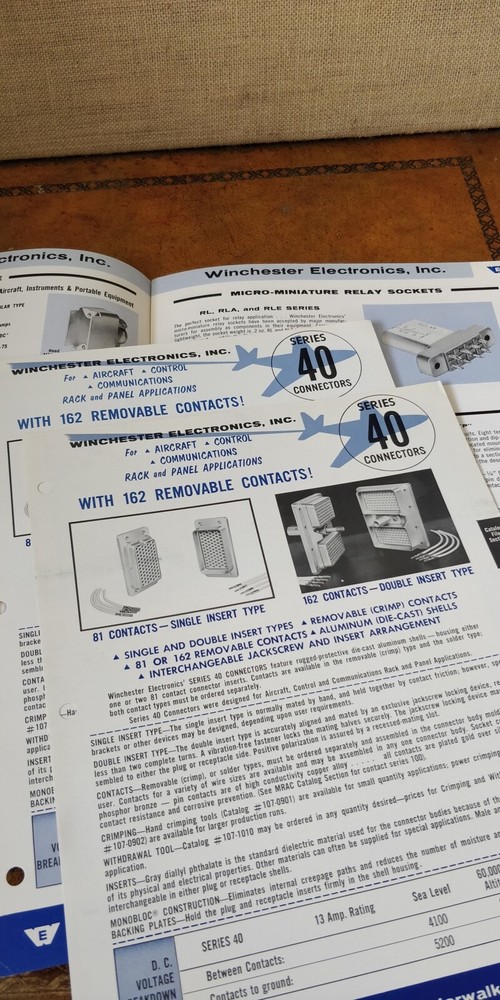 1950s Winchester Electronics ~ Catalog No.359 ~Electronics Connectors Terminals