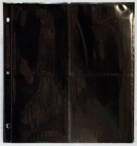 12 Supersafe King Size Pages 2 Vertical Pockets For #10 Covers FDC Double Side