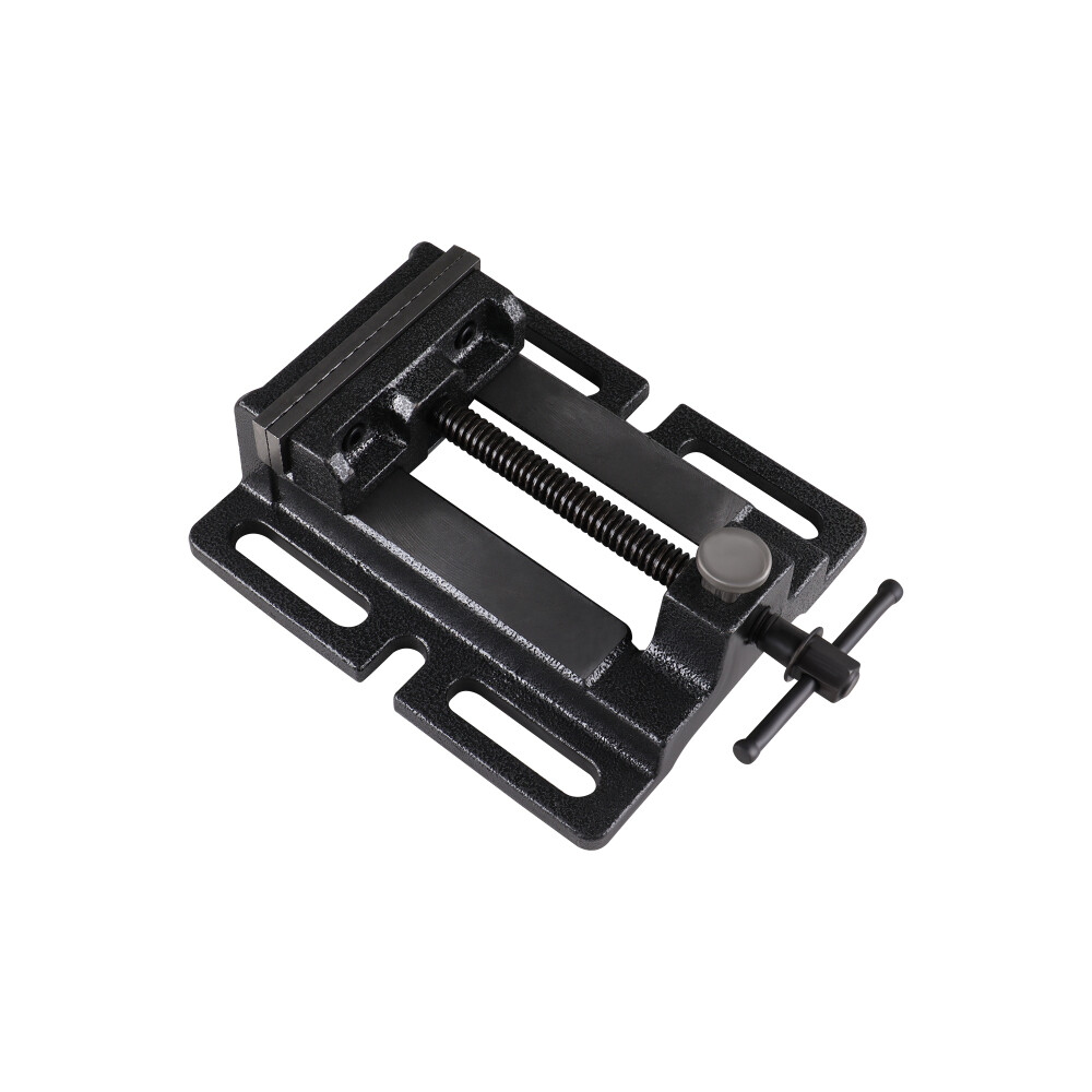 4" Heavy Duty Bench Vise, Bench Clamp Drill Press Multi- Quick Adjustment Button