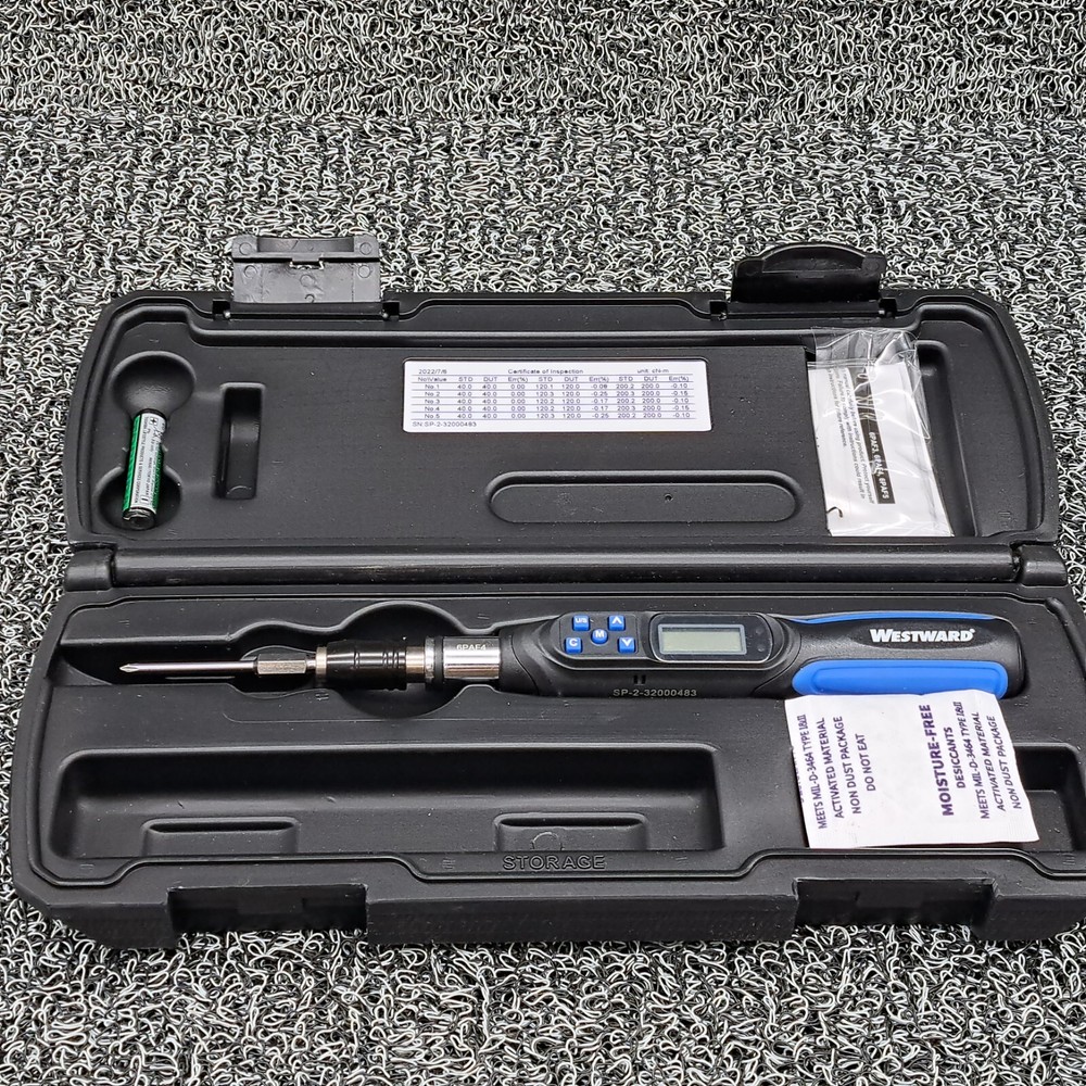 Westward 6PAF4 Torque Driver, 1/4"
