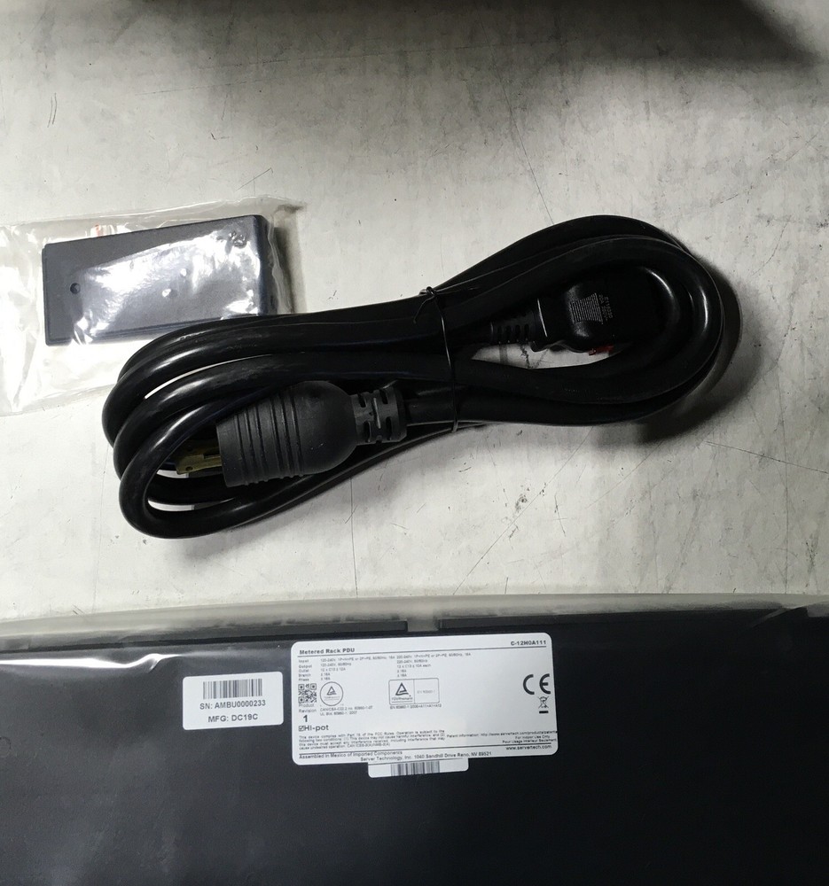 OPEN BOX - Server Technology C-12H0A111 Metered PDU