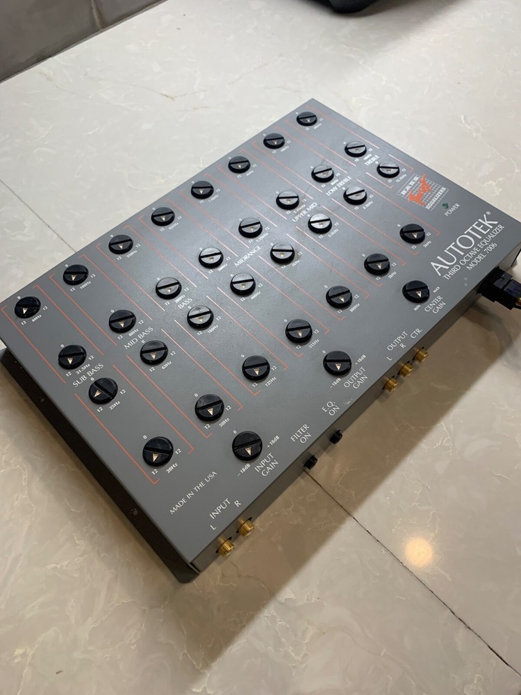 Zed Audio old school third octave equalizer model 7006