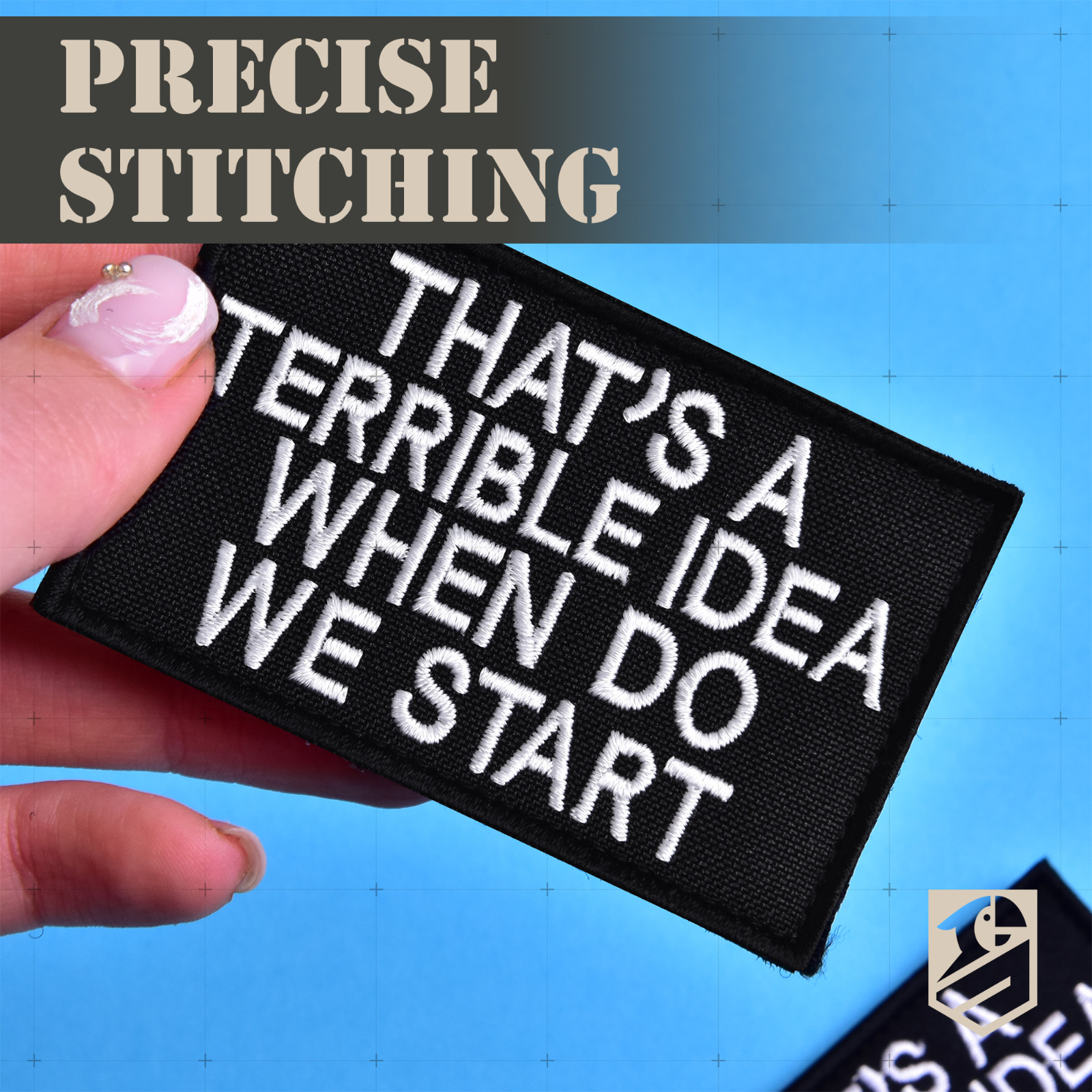 2pcs That’s a Terrible Idea When Do We Start Patch Funny Tactical Morale Patches