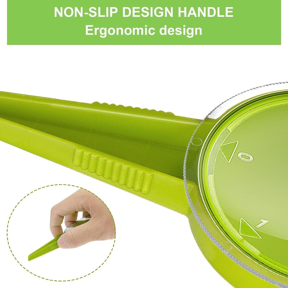Light Green Sowing Seed Dispenser Tool Set with Adjustable Seed Size Control