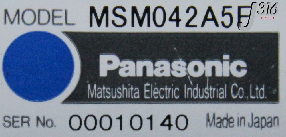 8861 PANASONIC SERVO MOTOR MSM042A5F