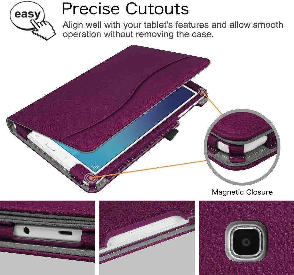 Case for Samsung Galaxy Tab E 9.6 Multi-Angle Viewing Stand Cover with Packet
