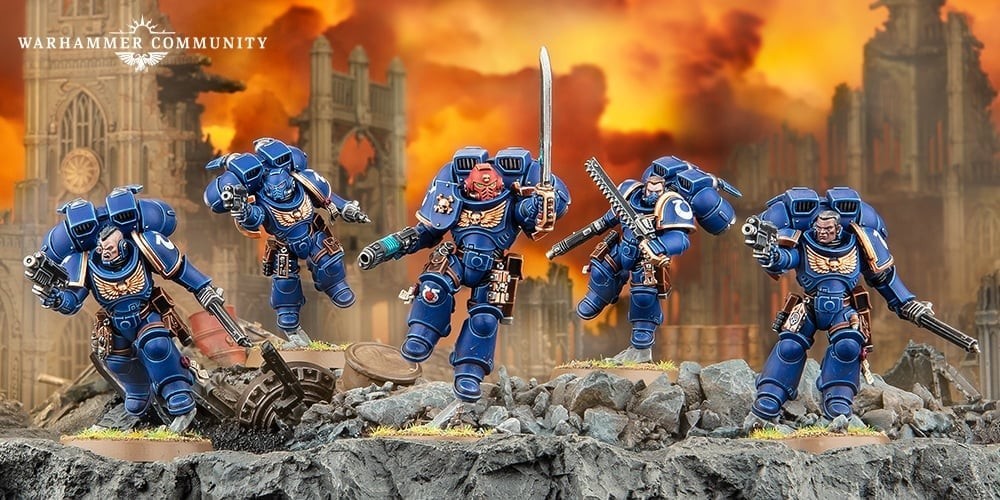 X10 Jump Pack Intercessors Space Marines