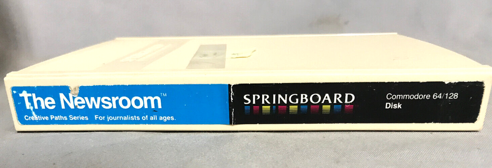 The Newsroom disk Desktop Publishing Program for Commodore 64 Springboard 1985