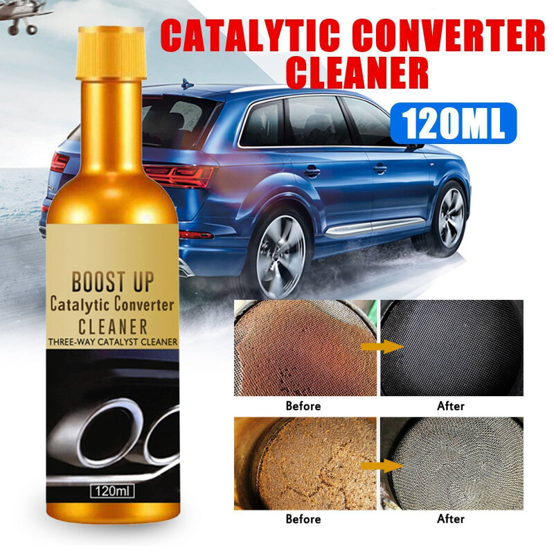 2PCS Boost Up Vehicle Engine Catalytic Converter Cleaner Cleaning Multipurpose