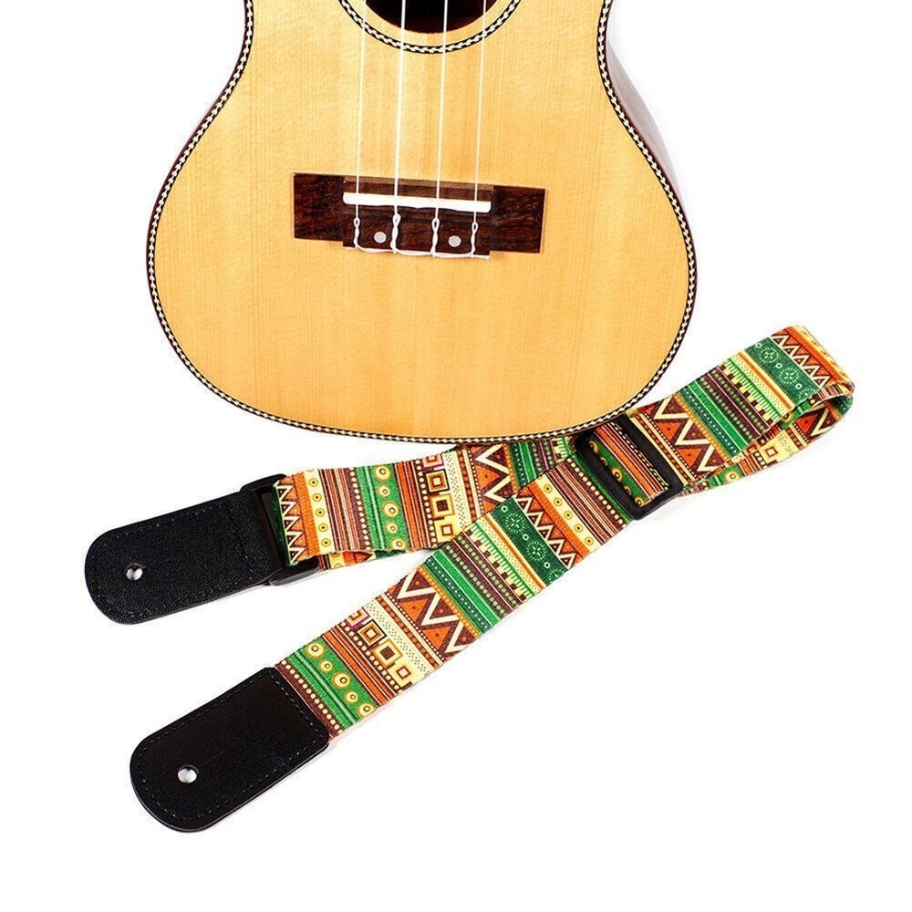 Adjustable Ukulele 4 String Hawaii Guitar Shoulder Strap Accessory Portable