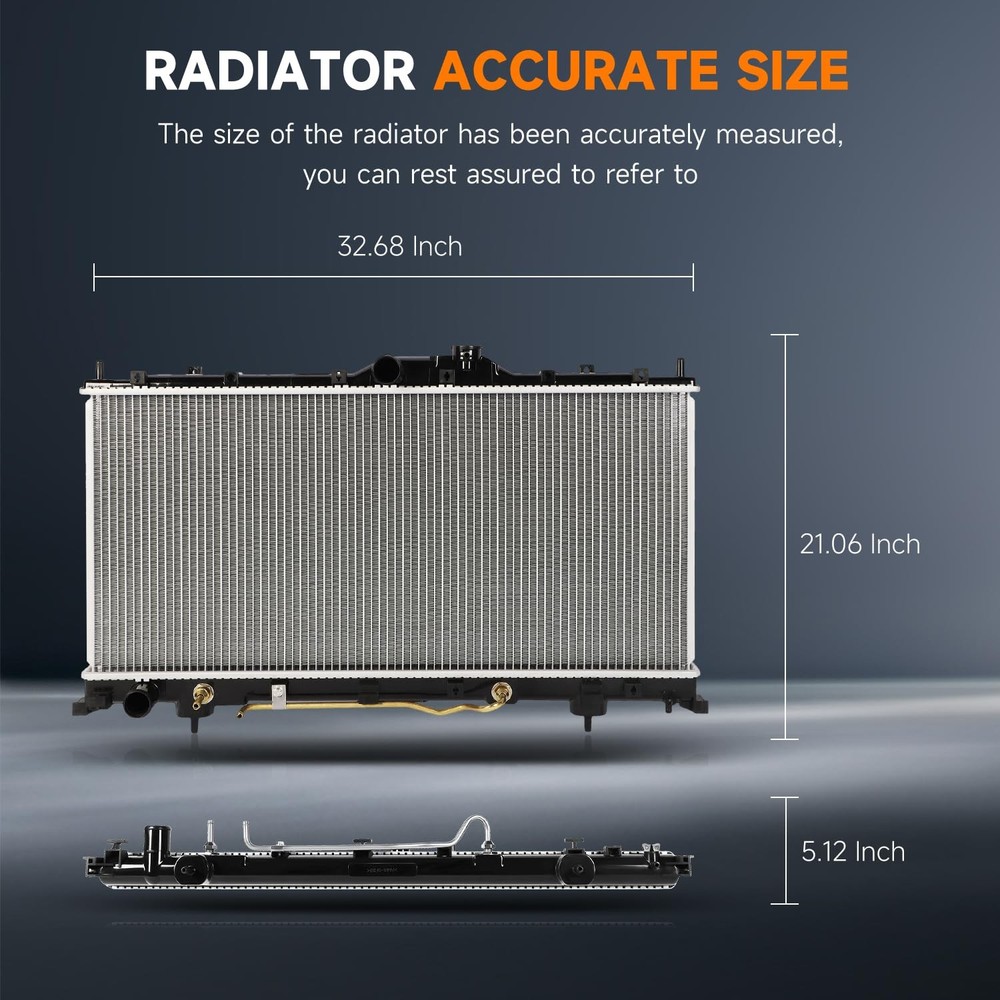 Radiator 2006-2012 Eclipse 2.4L 3.8L