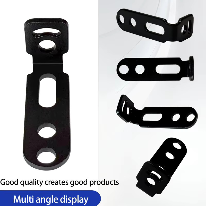 L Shape Motorcycle Headlight Bracket LED Light Extension Holder Mount Retrofit