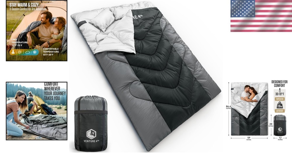 Warm Weather Backpacking Sleeping Bag
