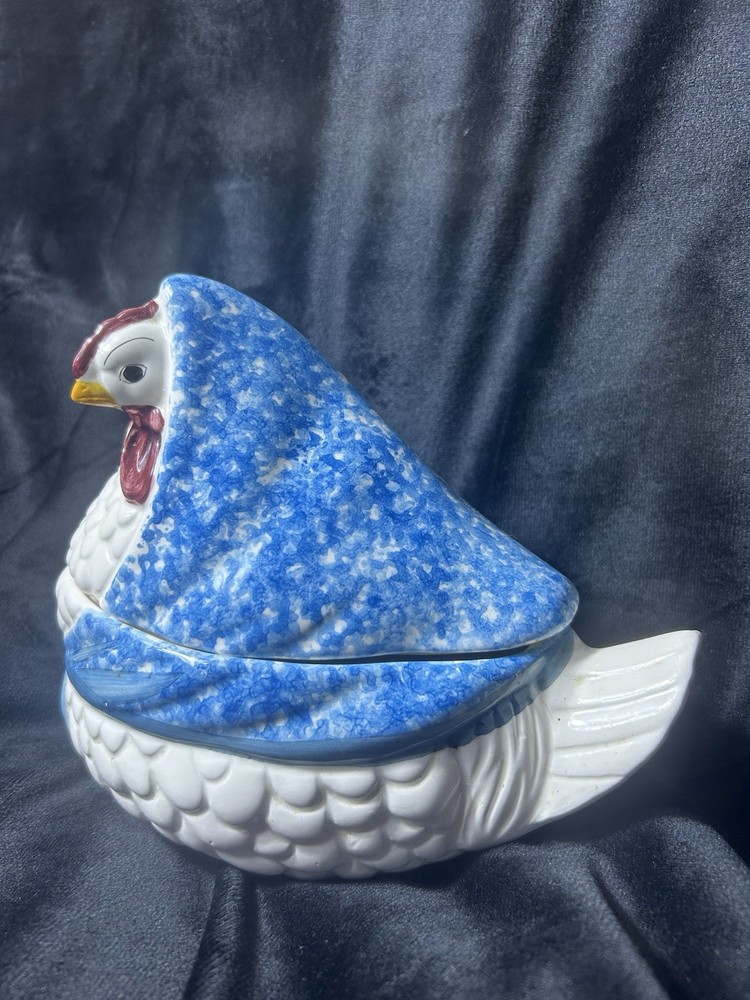 Vintage Ceramic Hen N S Gustin