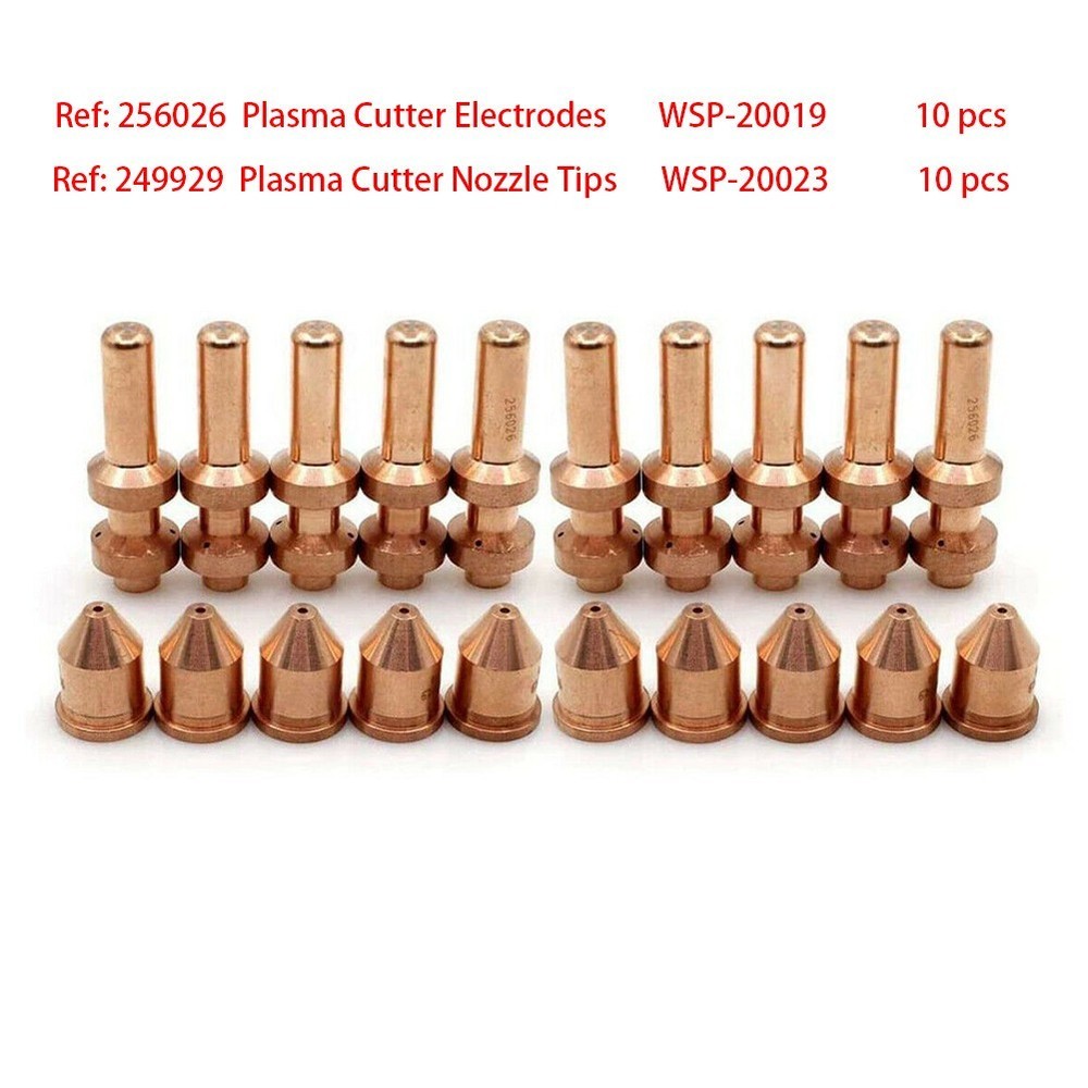 Industrial Cutter Electrodes Plasmsa Consumables Electrode 256026 Tips