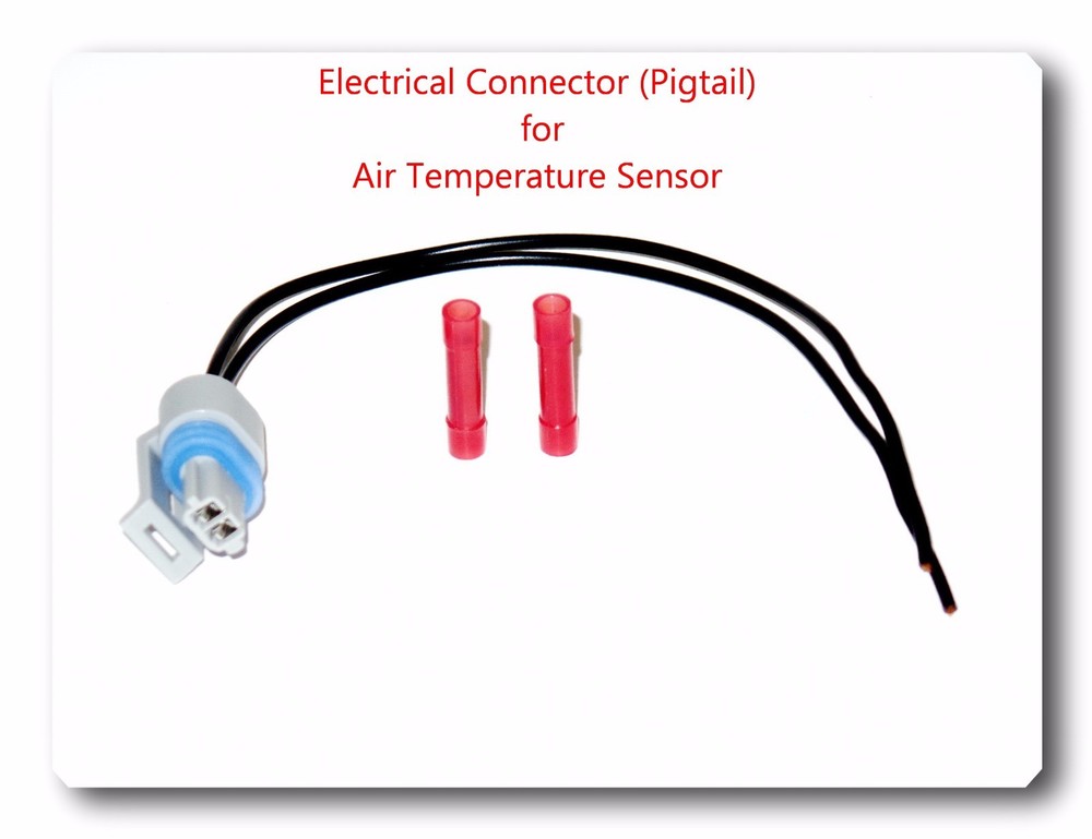 Electrical Connector Pigtail Wire Harness For GM Intake Air Temperature Sensor