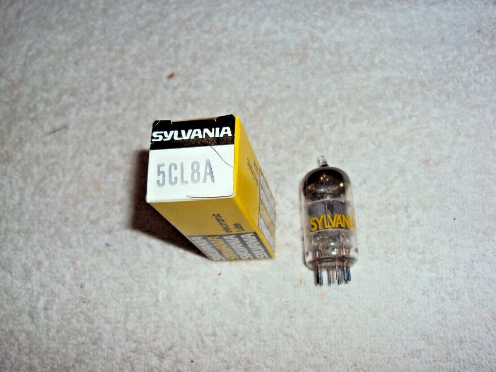 NOS Sylvania 5CL8A Vacuum Tube