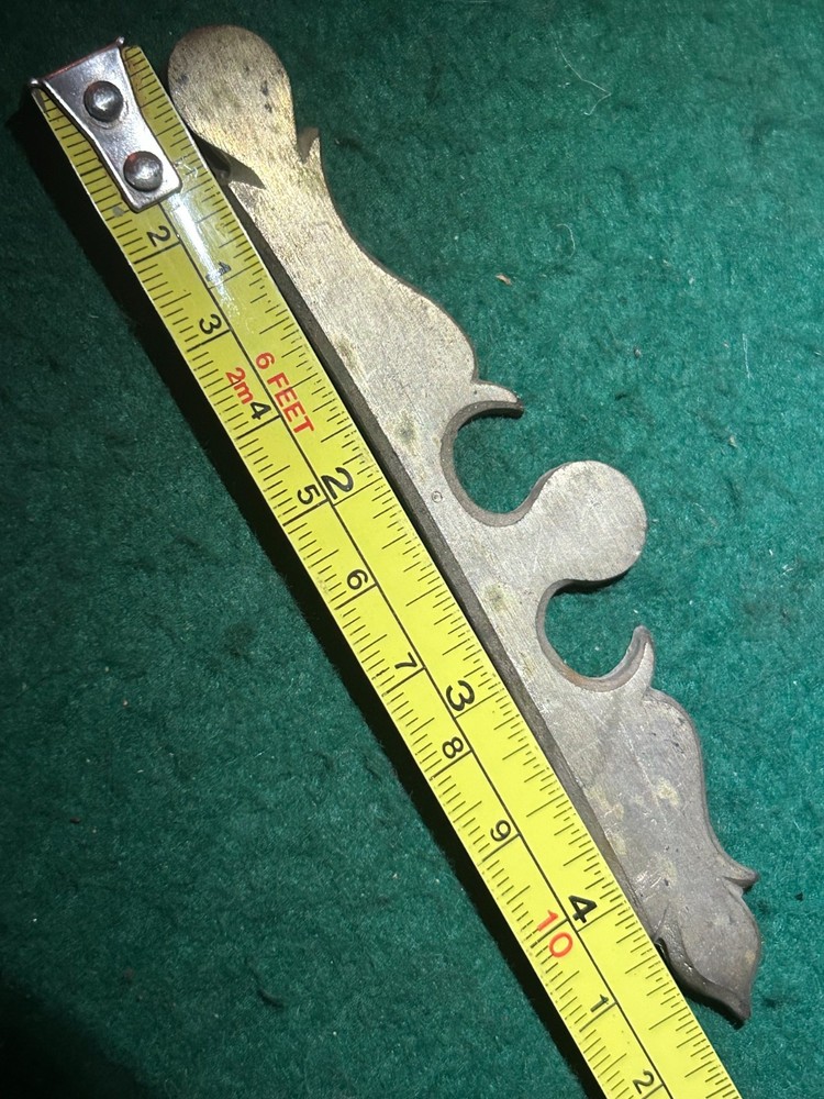 Muzzlloader 4 3/4 brass side plate NOS