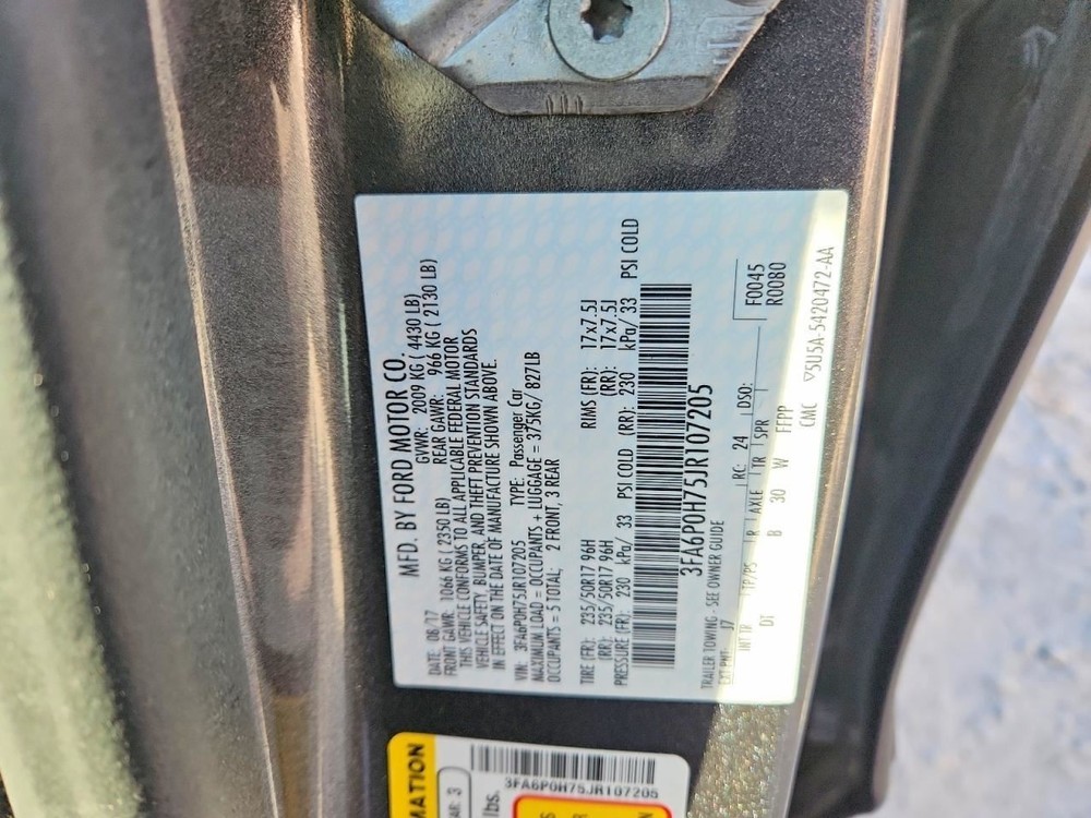 Fuse Box Engine Fits 17-20 FUSION 4961774