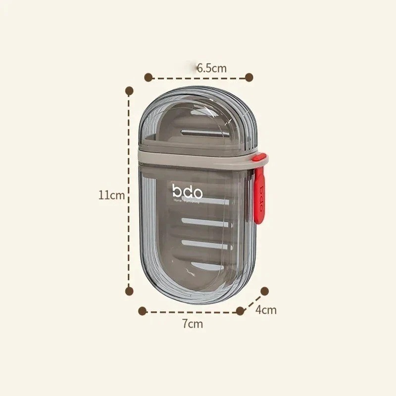 Portable Travel Bar Soap Box Case Holder Container Leak Proof with Lid