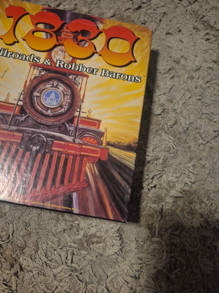 Avalon Hill 1830 Railroads &robber Barons Game