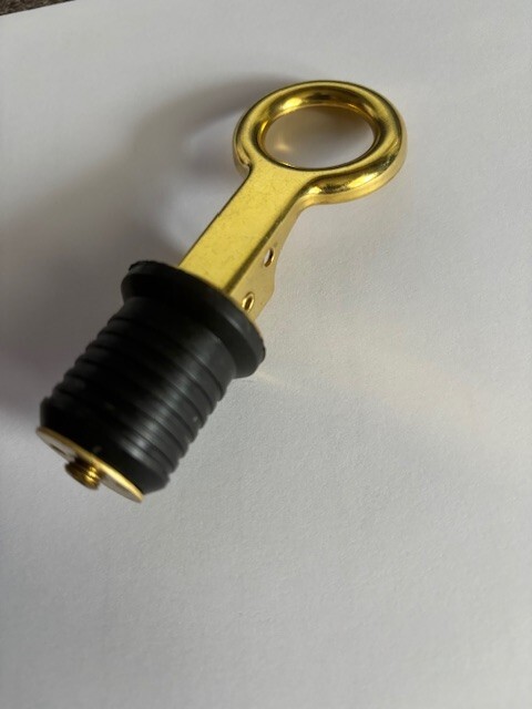 Attwood -7524A7- Boat Drain Plug W/ Snap Handle