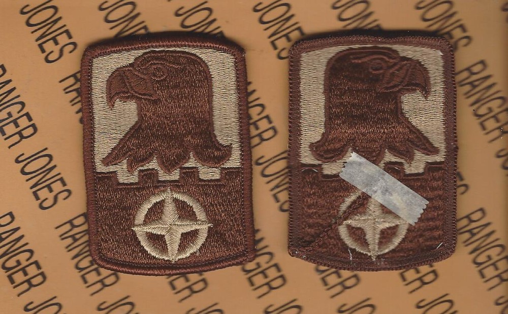 US Army 244th Aviation Brigade Desert DCU uniform patch m/e