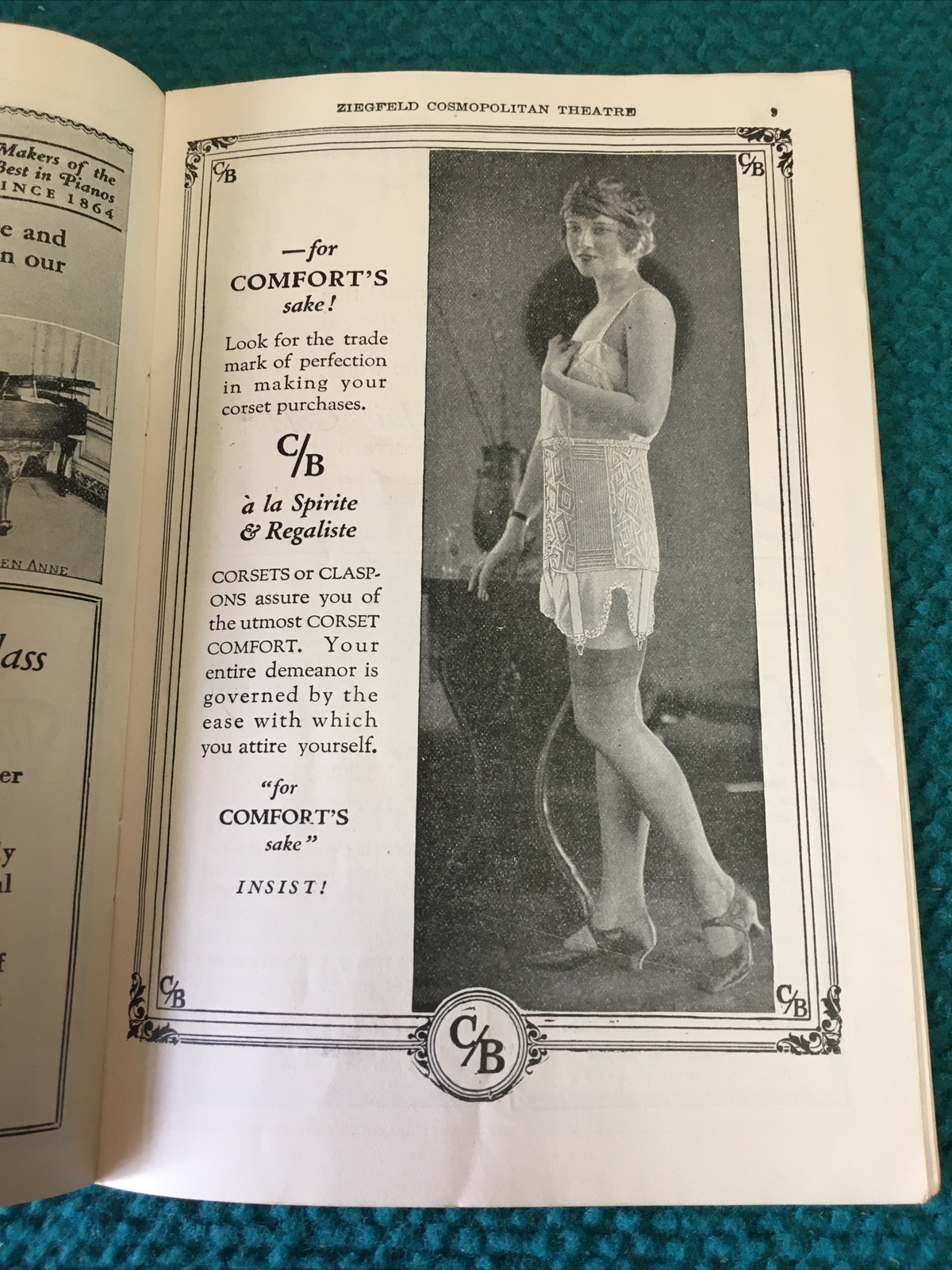 1925 Vintage COSMOPOLITAN THEATRE "Louie 14th" BROADWAY PLAYBILL @ Billie Burke