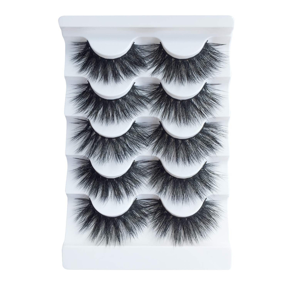 High Volume False Eyelashes Fluffy 3D Lashes Pack 5 Pairs
