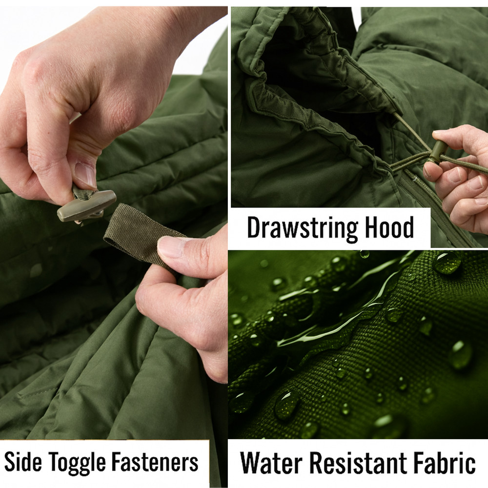 MT British Army 1958 Sleeping Bag – Roll-Up, Waterproof & Warm, Compression Sack
