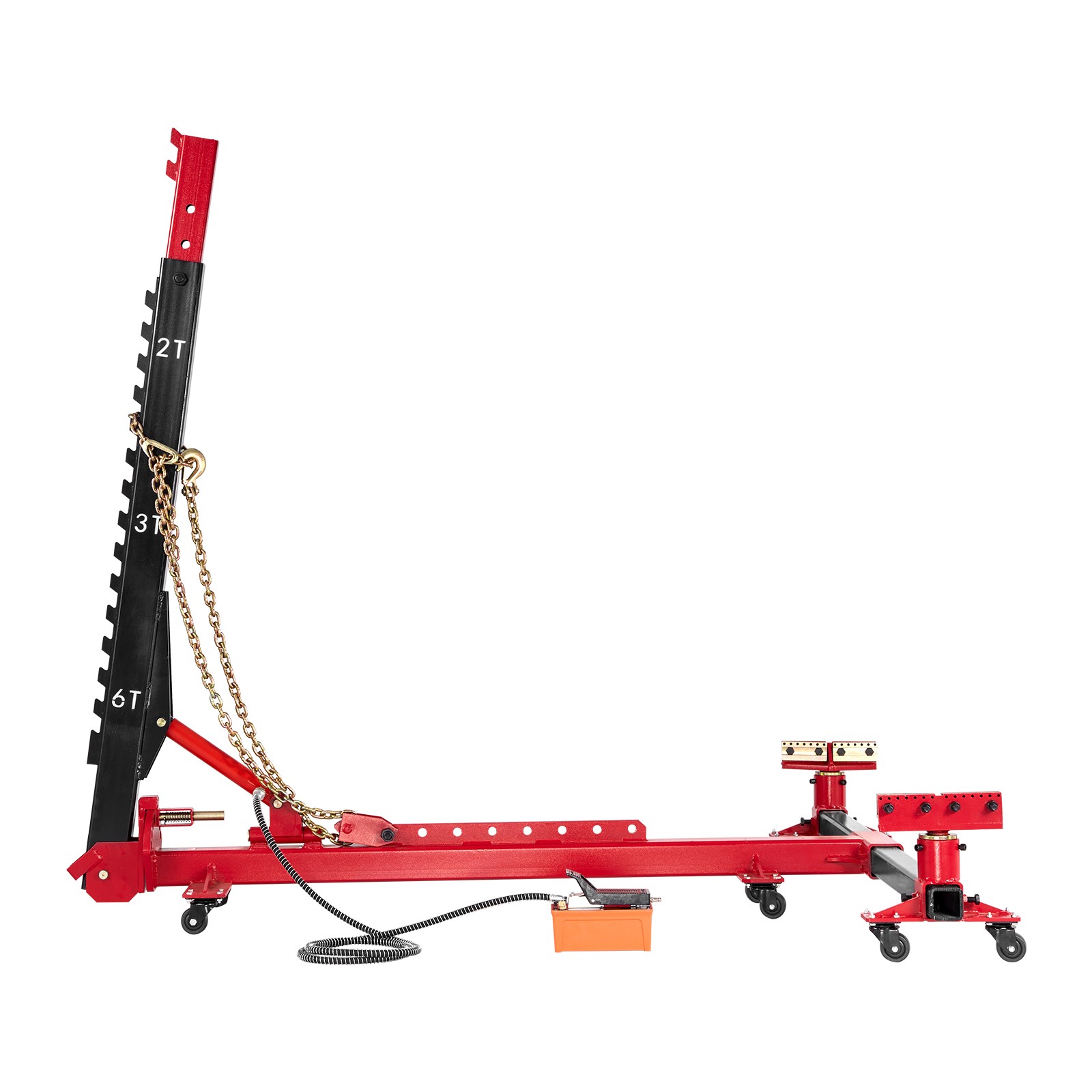 VEVOR Auto Body Frame Puller Straightener 6T Car Frame Machine 6000PSI Foot Pump