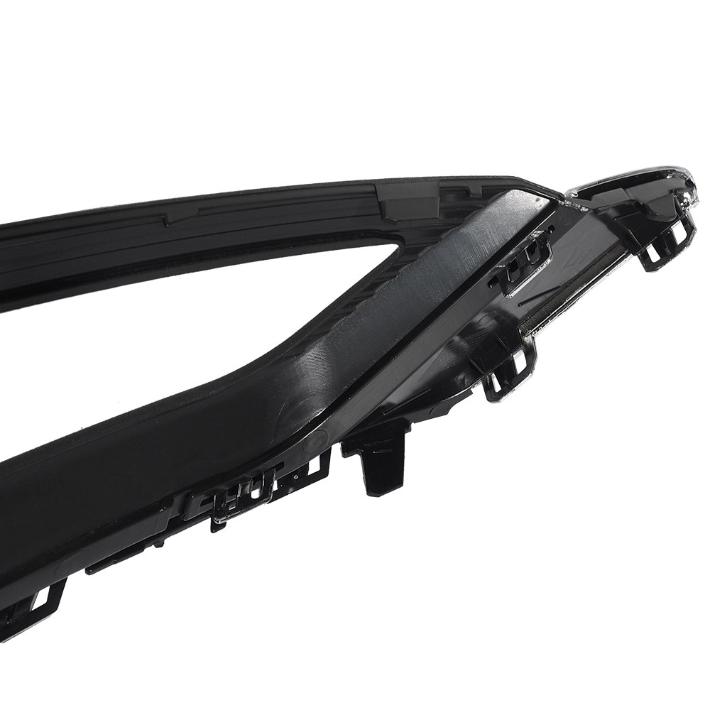 Front Bumper Cover Grille Assembly Kit Set For 2017 2018 Ford Fusion w/Fog Light