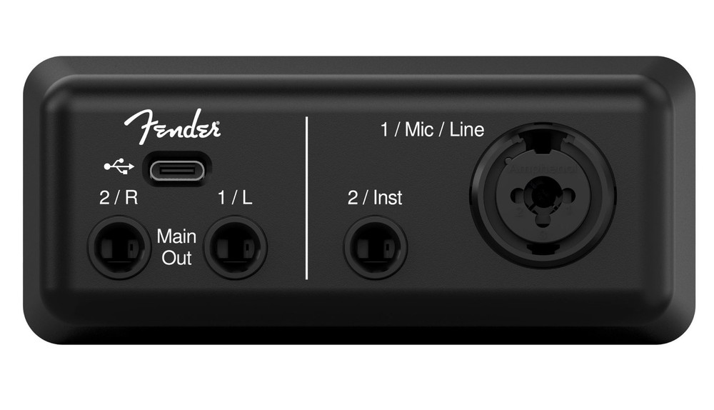 Fender AudioBox Go Compact USB-C 2x2 Audio Recording Interface+Studio Headphones