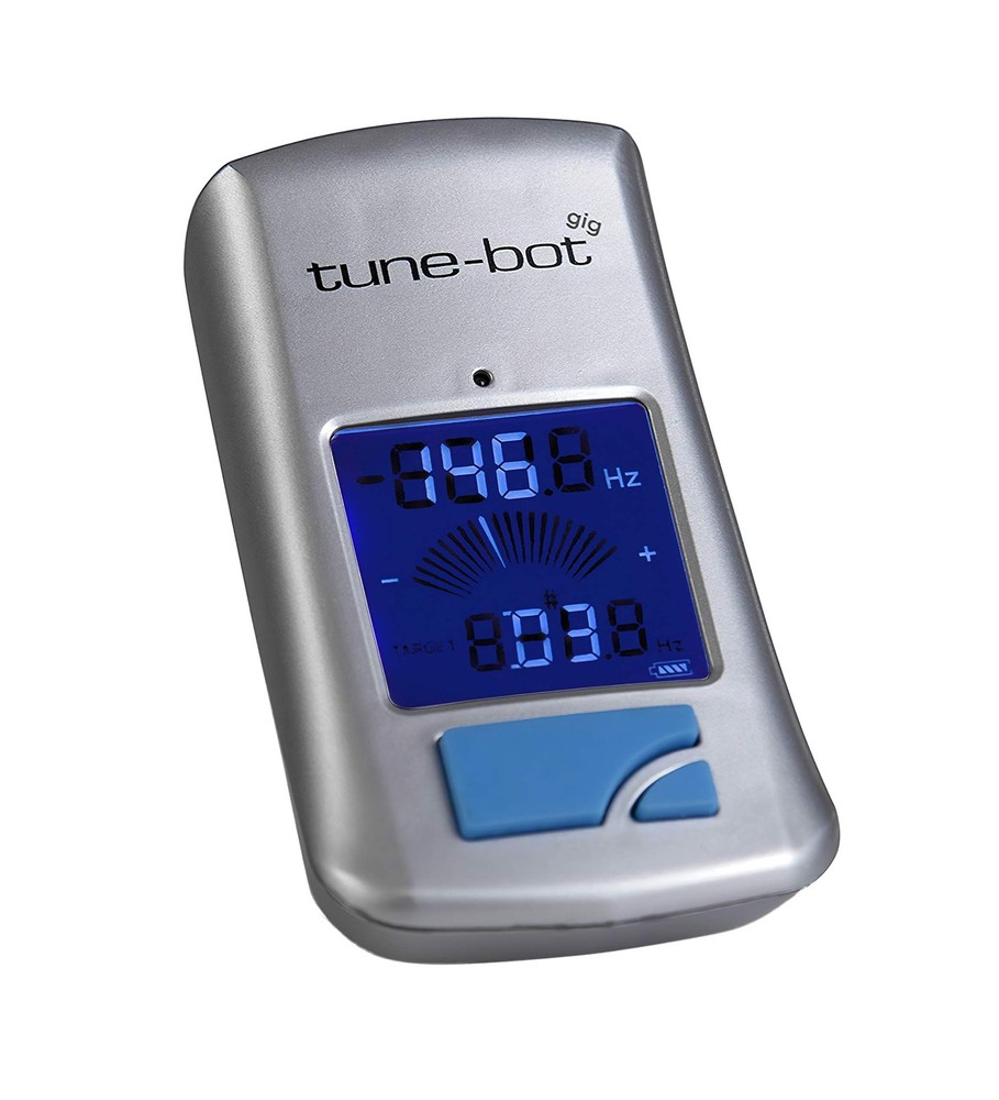 Tune-Bot Gig Clip-On Digital Drum Tuner with Backlit Einheitsgröße, Silber