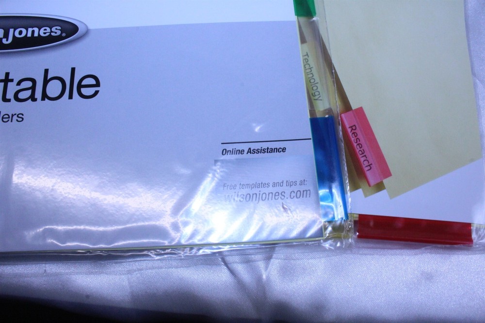 Tab Dividers Insertable Buff Tab Dividers Multicolor 5-Tab 4 Packs @ 6 Sets EA