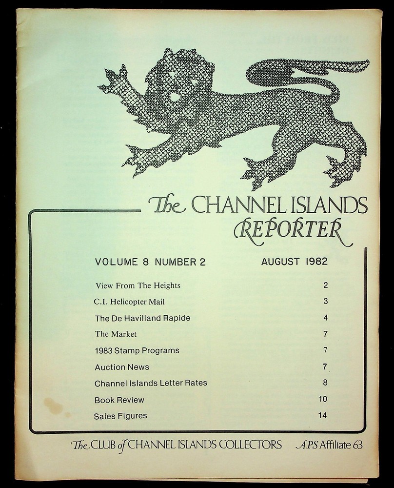 The Channel Islands Reported August 1982 Vol 8 Number 2