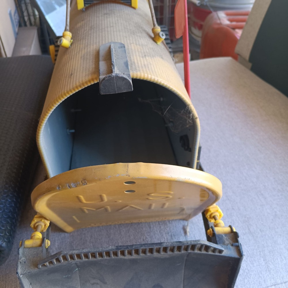 Vintage CAT Bulldozer Mailbox Design