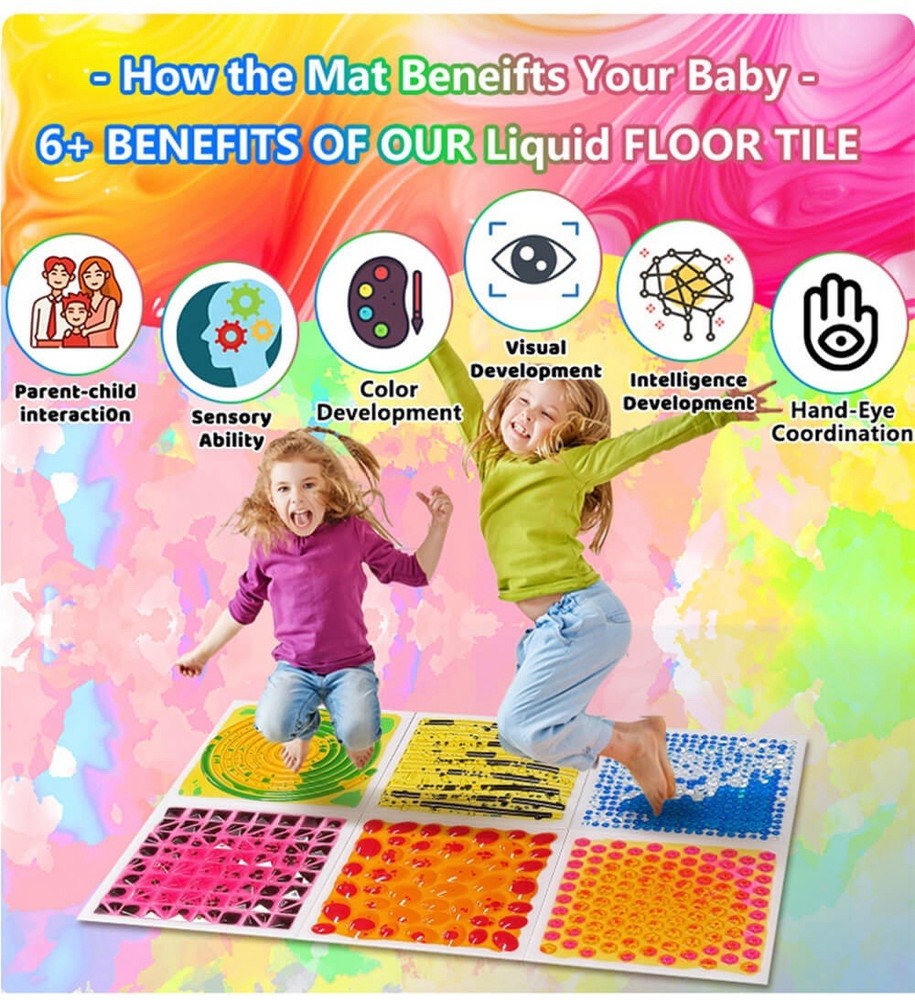 Floor Sensory Liquid Tiles