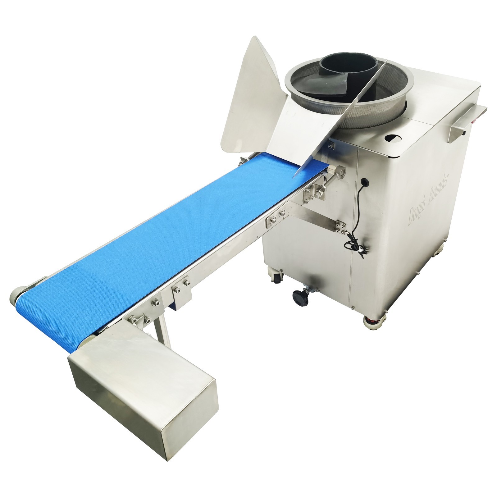 110V Electric Dough Rounder with Conveyor Belt 20-300g Dough Balls Maker Rounder