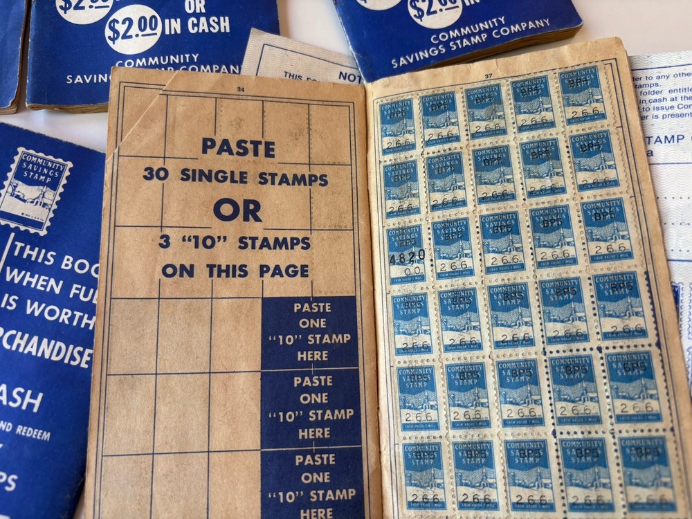 7 Community stamp Books 1953