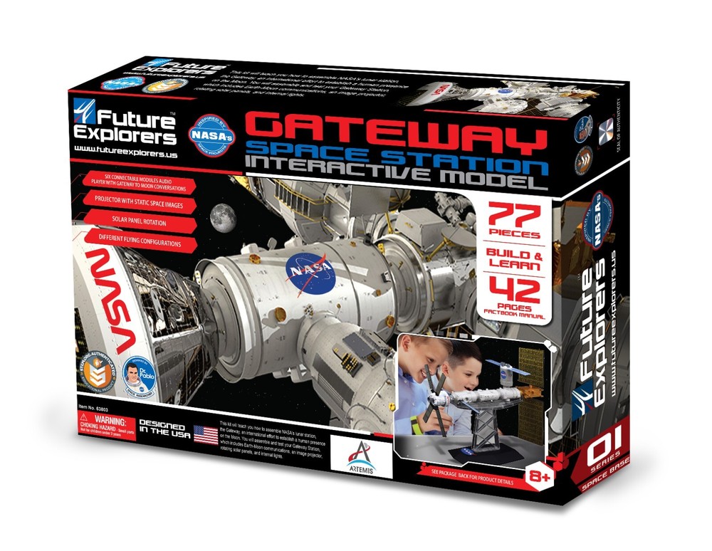 NASA Future Explorers - Space Station/Lunar Gateway Interactive Model Projector