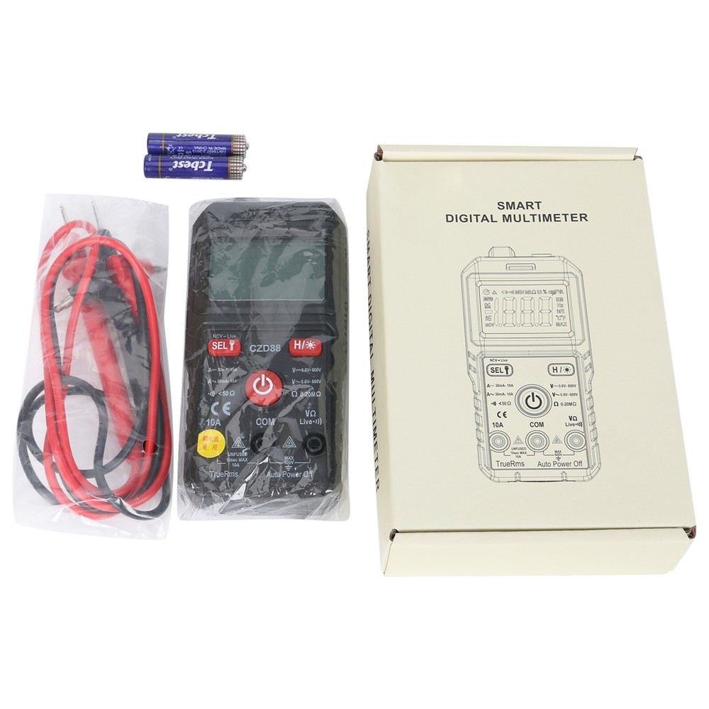 Digital LCD Multimeter Ammeter AC DC Voltage Ohmmeter Tester Meter Auto RangeOpe