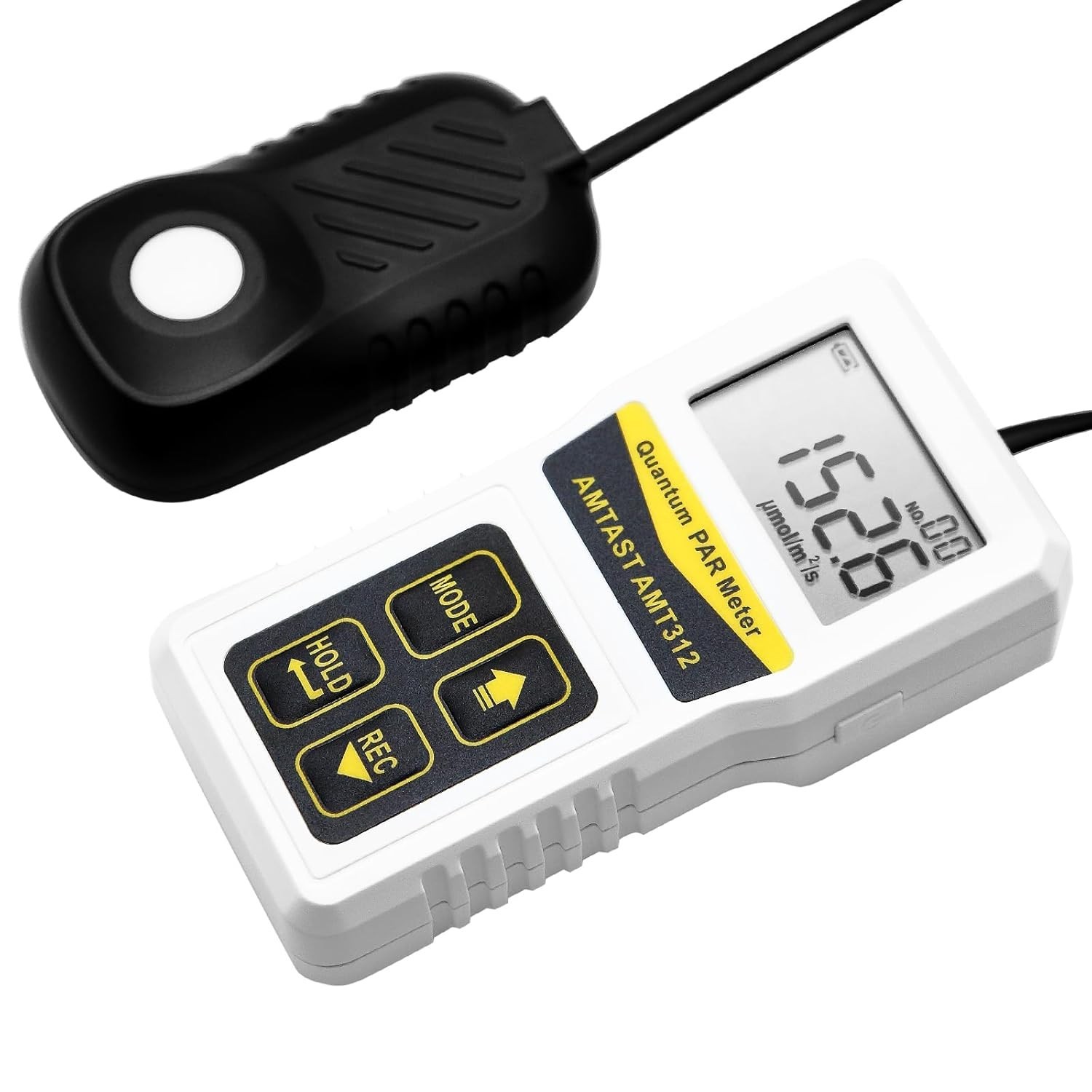 Advanced Quantum Sensor PAR Meter (Micromoles), Measure Light Intensity AMT312