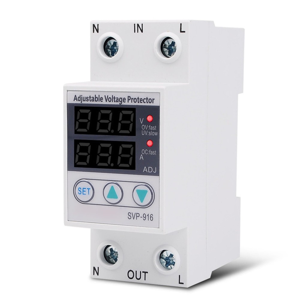 1-Multifunctional Adjustable Voltage Limit Current Protector Self-resetting HCUD