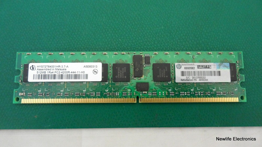 HP AB563A 2GB (4 x 512MB) PC2-4200 DDR2 SDRAM Server Memory AB563AX