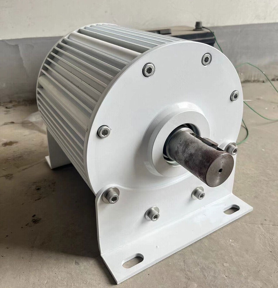 5000W 48V 96V 220V Permanent Magnet Generator Alternator w/ Off Grid Controller