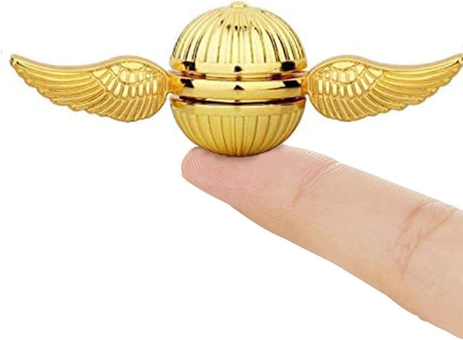 Gold Fidget Spinner Magic Orb Anxiety Toys Stress Relief Reducer Spin Fidgets...