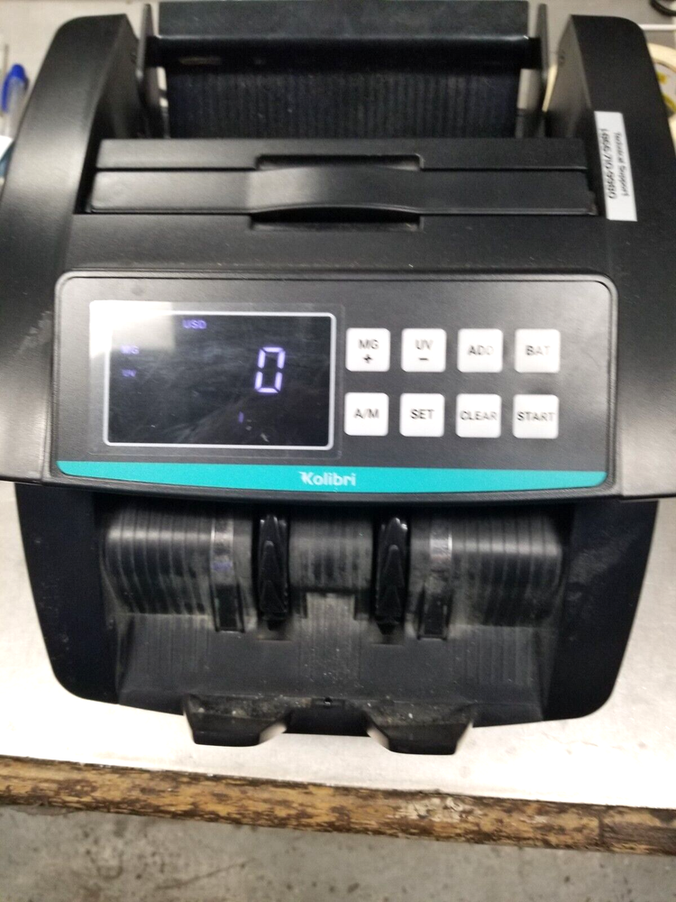 KOLIBRI Money Counter Machine Advanced Counterfeit Detection LCD Display